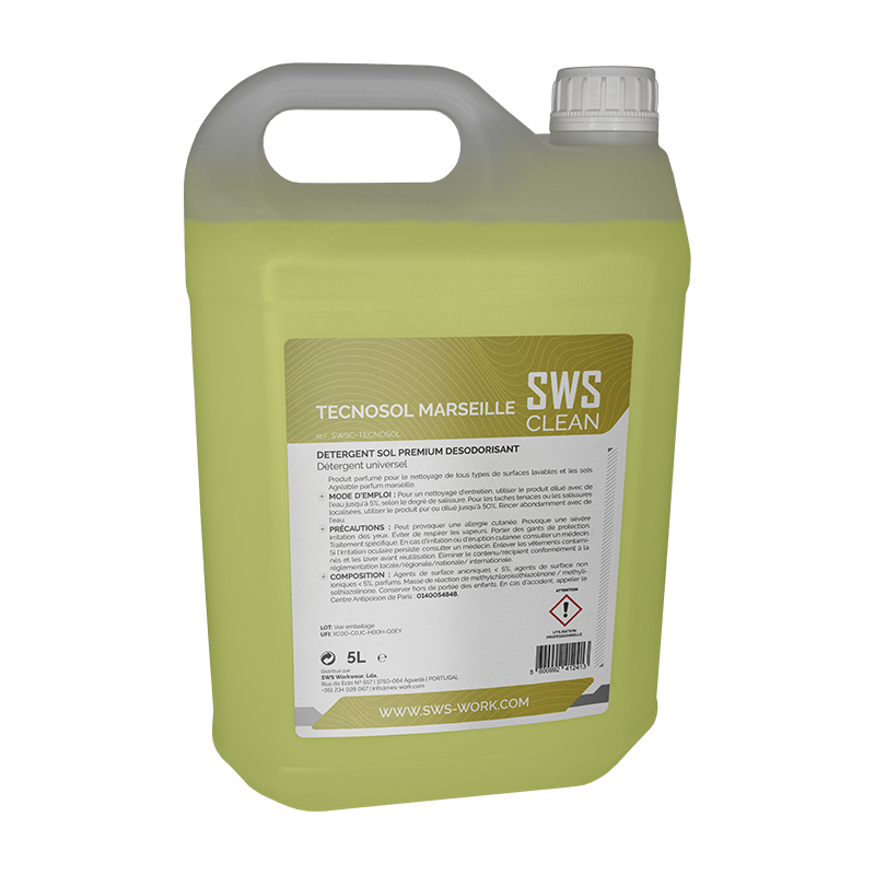 TECNOSOL Marseille 5L - Détergent multi-surfaces