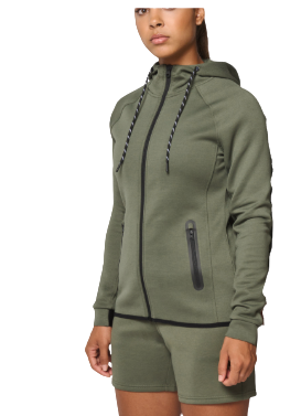 Veste à capuche performance femme 310 g/m²