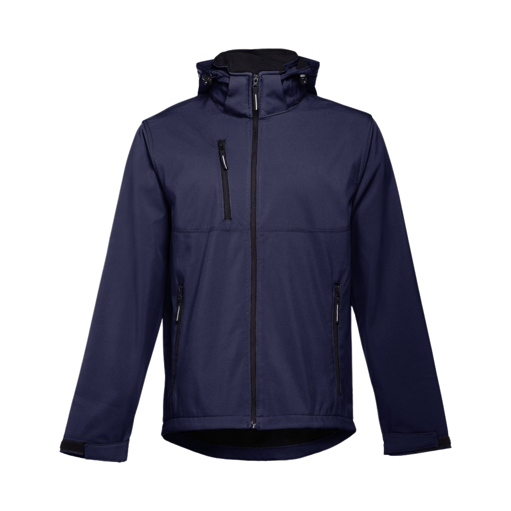 Softshell homme 2 couches à capuche amovible