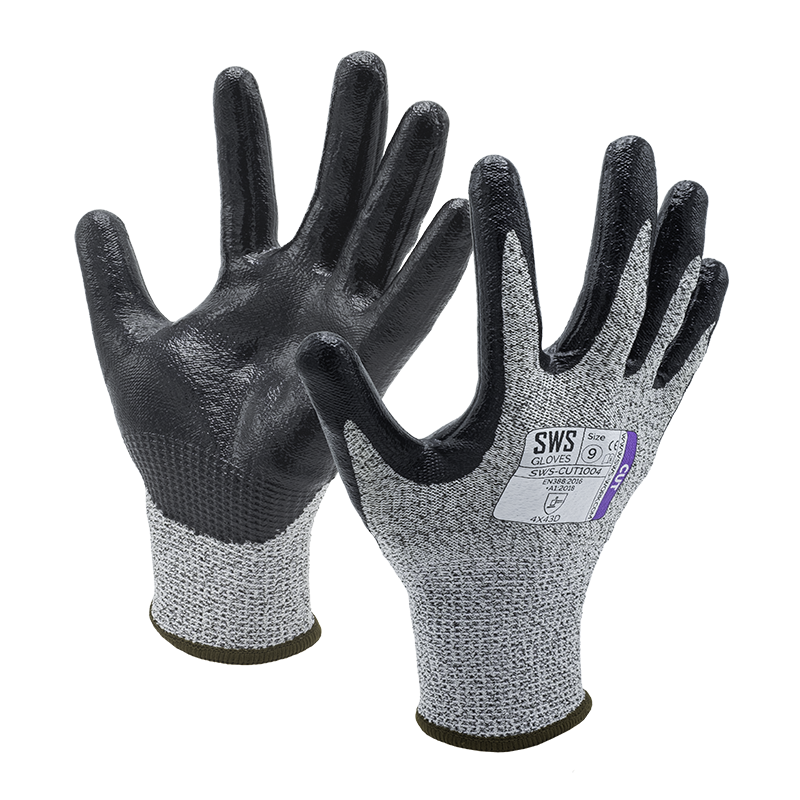 Gant anti-coupure nitrile SWS CUT1004 niveau D