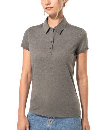 Polo jersey femme manches courtes 180 g/m²