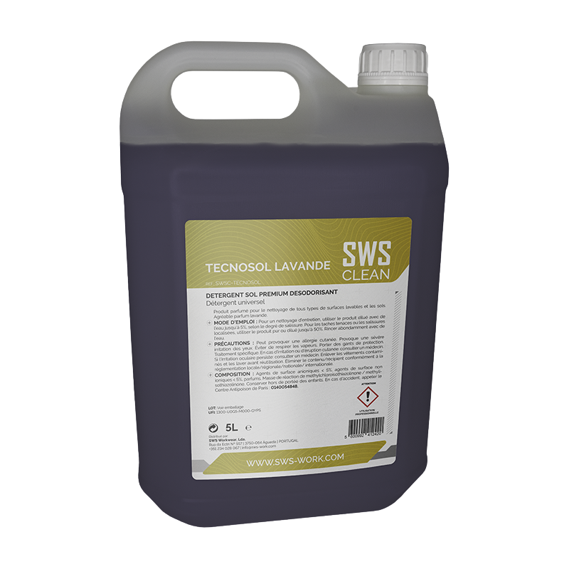 TECNOSOL Lavande 5L  - Détergent multi-surfaces