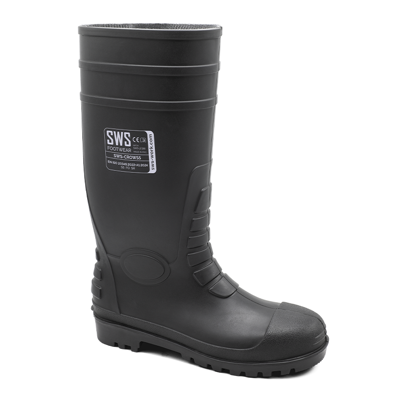 Botte de protection SWS Crow S5 verte - Taille 40