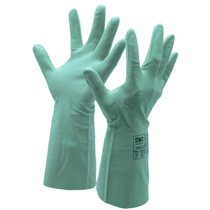 Gants de ménage en nitrile chimique