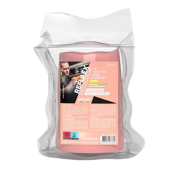 REFLAEX Recharge lingettes mains et surfaces