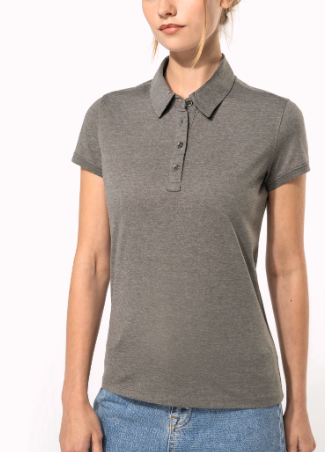 Polo jersey femme manches courtes 180 g/m²