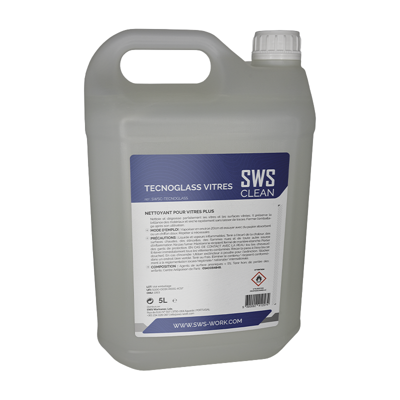 TECNOGLASS 5 L – Nettoyant vitres et surfaces brillantes