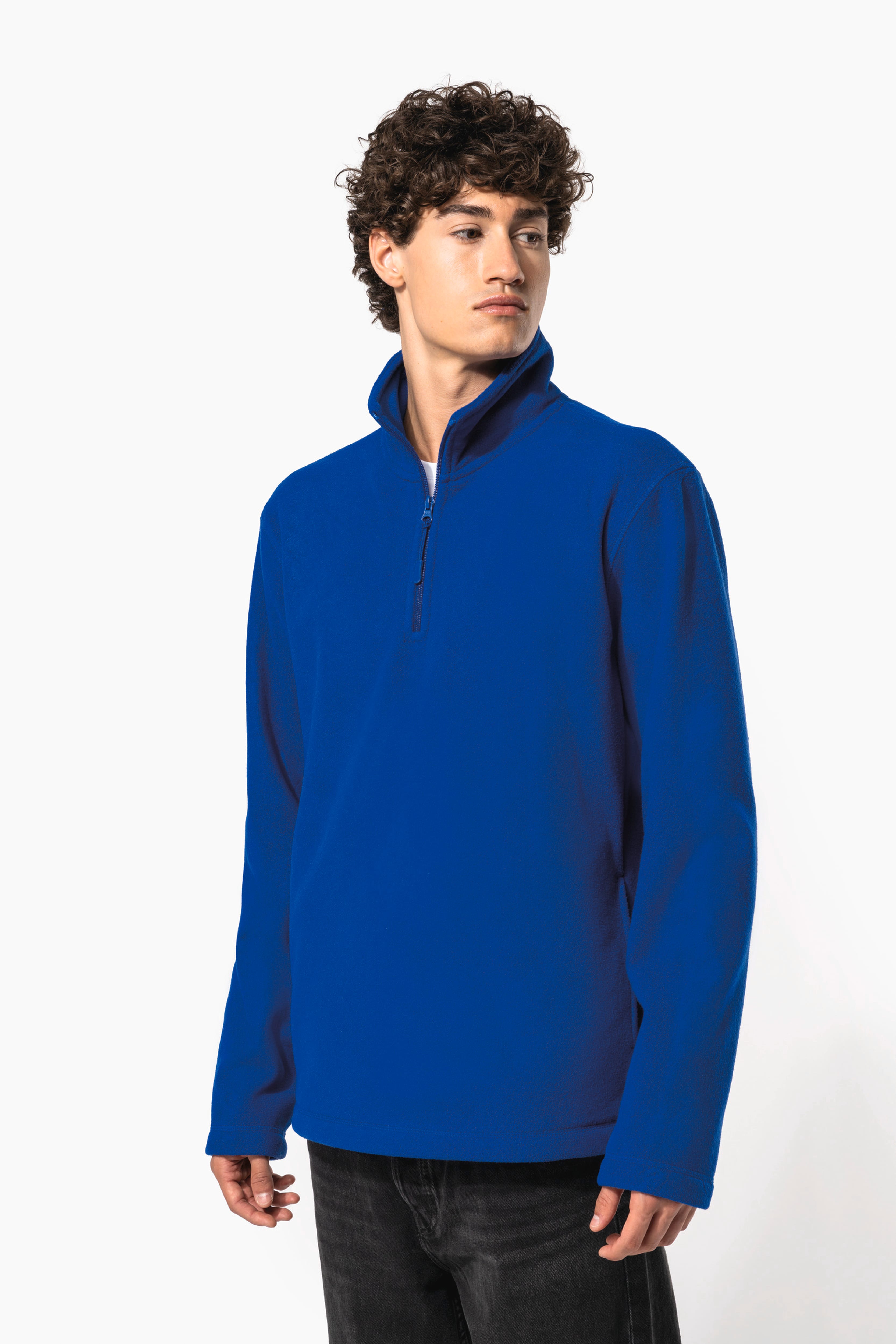 Veste micropolaire col zippé homme K912