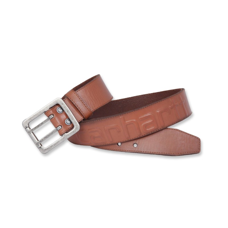 Ceinture cuir Carhartt à double ardillon