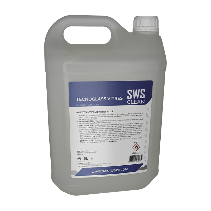 TECNOGLASS 5 L – Nettoyant vitres et surfaces brillantes