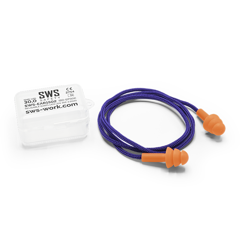 Bouchons d’oreille avec fil en silicone – boîte