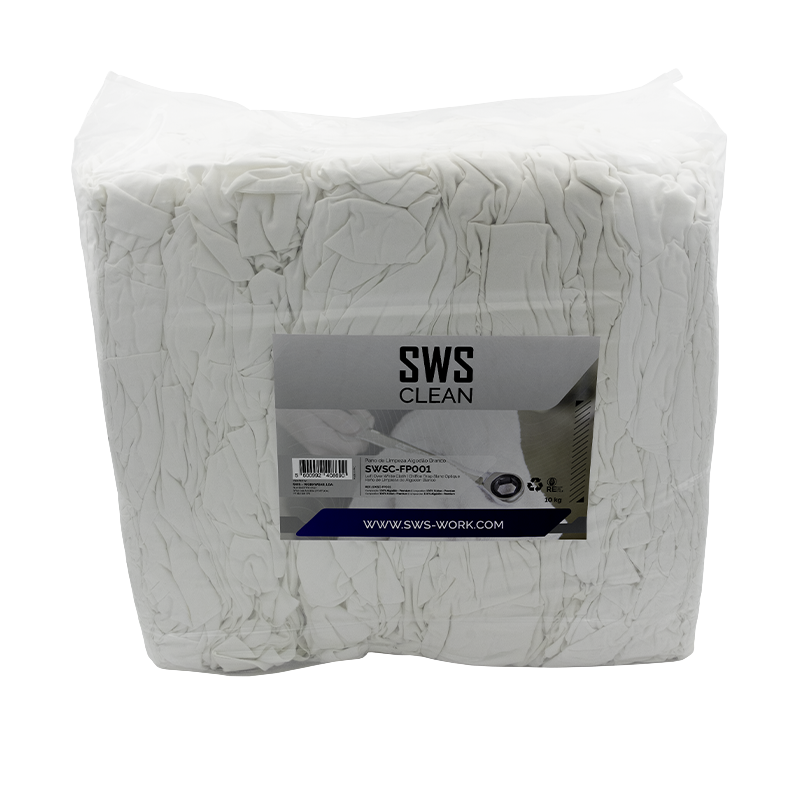 Chiffon blanc optique 100% coton SWSC-FP001 10KG