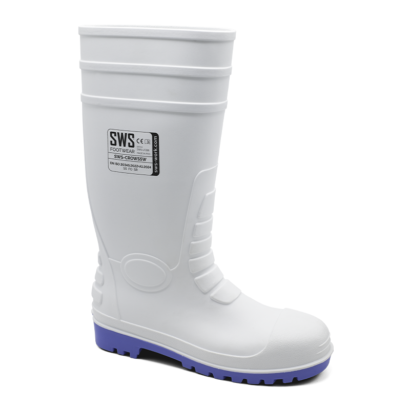 Bottes de sécurité alimentaires blanches Crow S5